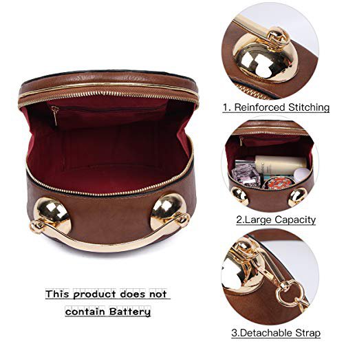 Angel Barcelo Brown Crossover Shoulder Bag (image 5)