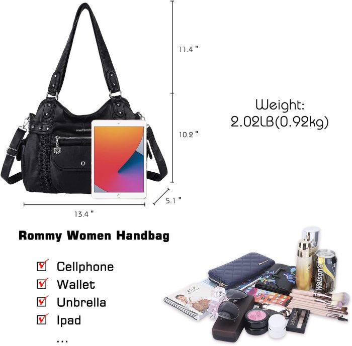 Angel Barcelo Hobo Crossbody Bag for Everyday Use (image 2)