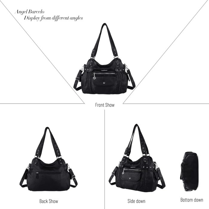 Angel Barcelo Hobo Crossbody Bag for Everyday Use (image 3)