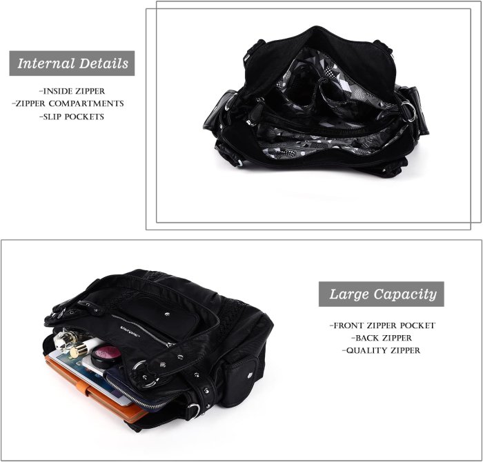 Angel Barcelo Hobo Crossbody Bag for Everyday Use (image 5)