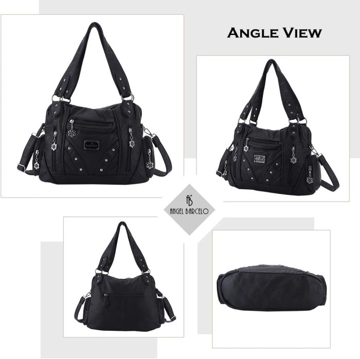 Angel Barcelo Hobo Crossbody Bag (image 3)