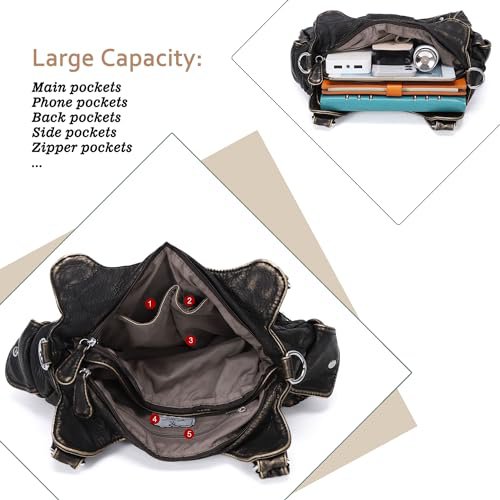 Angel Barcelo Hobo Crossbody Shoulder Bag (image 4)