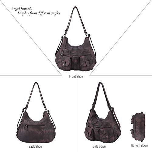 Angel Barcelo Large Leather Backpack Purse (image 2)