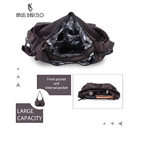 Angel Barcelo Large Leather Backpack Purse (image 4)