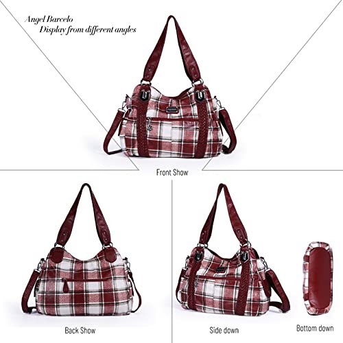 Angel Barcelo Red Leather Hobo Bag (image 2)