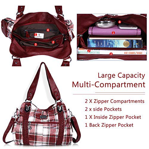 Angel Barcelo Red Leather Hobo Bag (image 3)