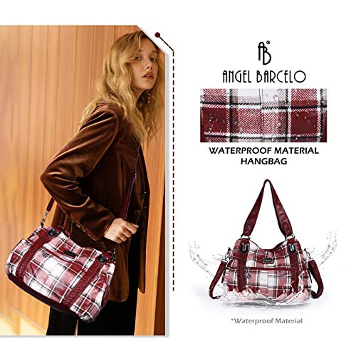 Angel Barcelo Red Leather Hobo Bag (image 4)