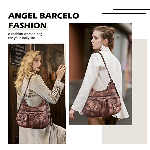 Angel Barcelo Soft Leather Crossbody Bag (Fashion Brown) (image 5)