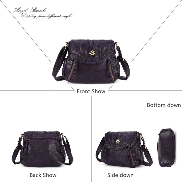 Angel Barcelo Soft Leather Crossbody Bag for Everyday Use (image 3)