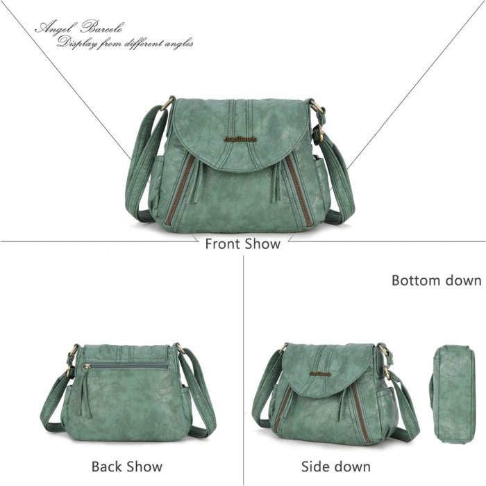 Angel Barcelo Soft Leather Crossbody Bag (Great Gift) (image 3)