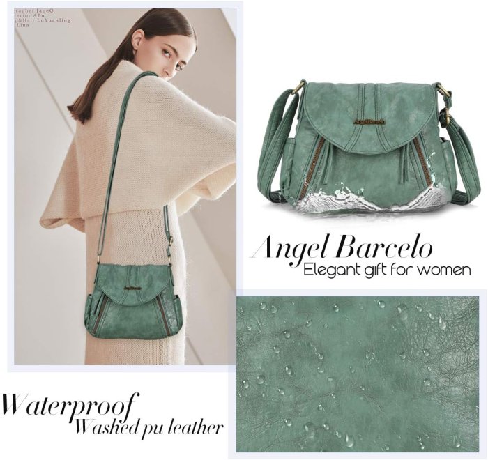 Angel Barcelo Soft Leather Crossbody Bag (Great Gift) (image 5)