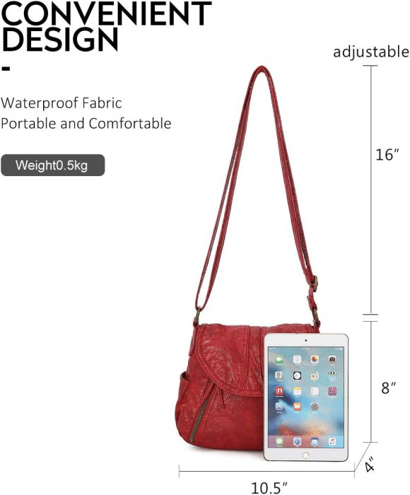 Angel Barcelo Soft Leather Crossbody Bag (image 2)