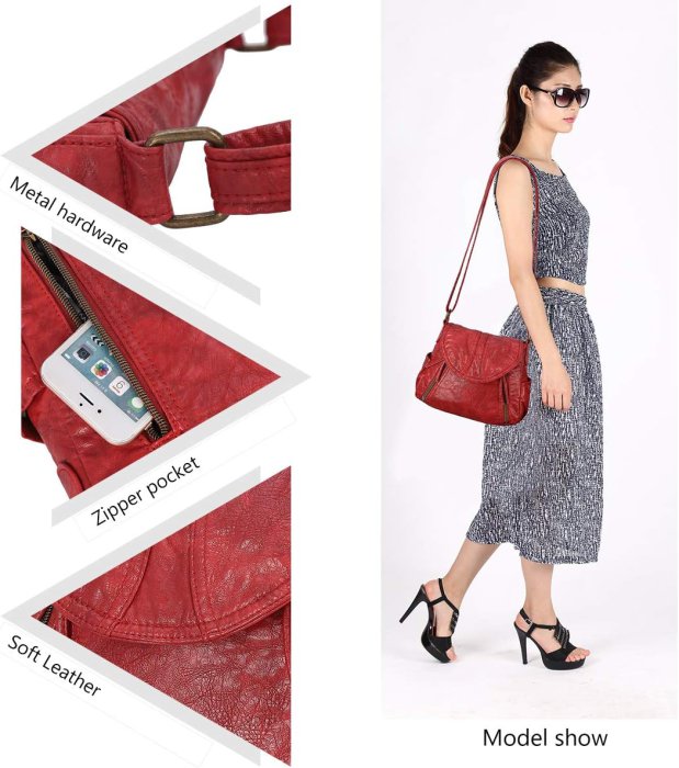 Angel Barcelo Soft Leather Crossbody Bag (image 4)