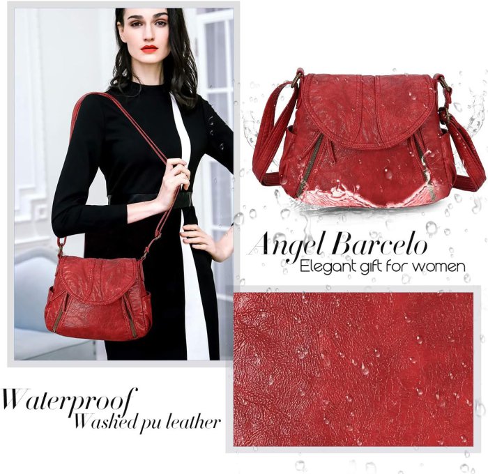 Angel Barcelo Soft Leather Crossbody Bag (image 5)