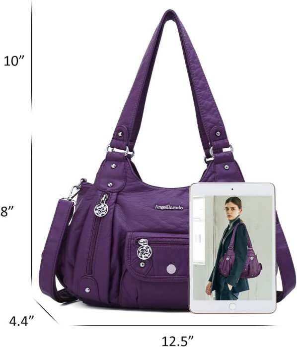 Angel Barcelo Soft PU Leather Crossbody Bag (image 2)