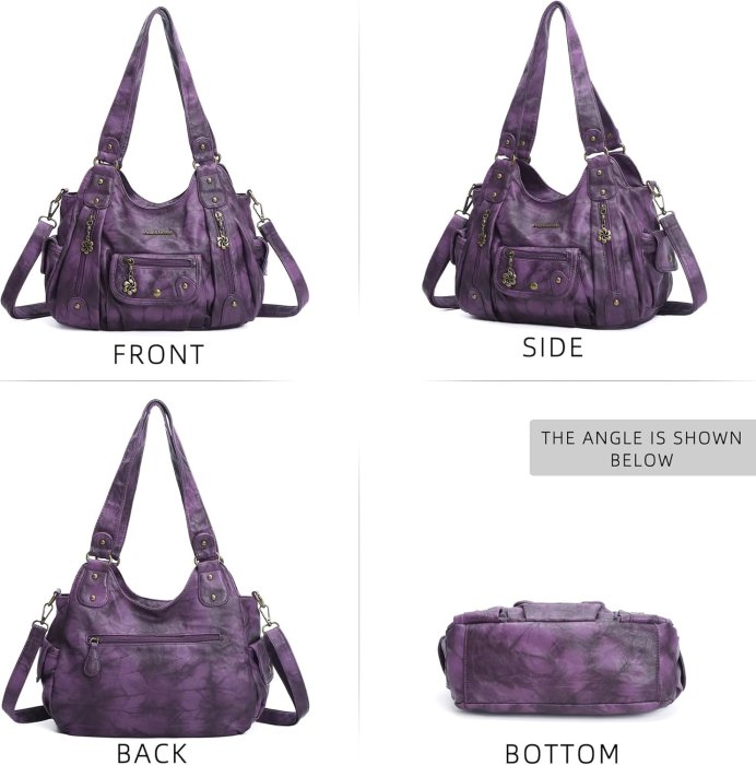 Angel Barcelo Soft PU Leather Crossbody Purse (image 3)