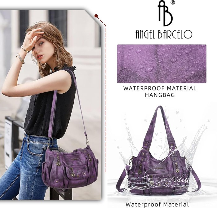 Angel Barcelo Soft PU Leather Crossbody Purse (image 5)