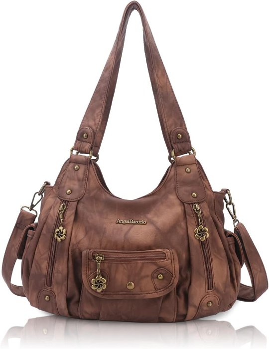 Angel Barcelo Soft PU Leather Crossbody Purse daily Activities