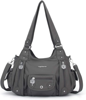 Angel Barcelo Soft PU Leather Crossbody Purse for Easy Organization