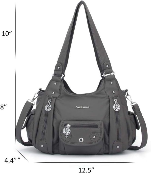 Angel Barcelo Soft PU Leather Crossbody Purse for Easy Organization (image 2)