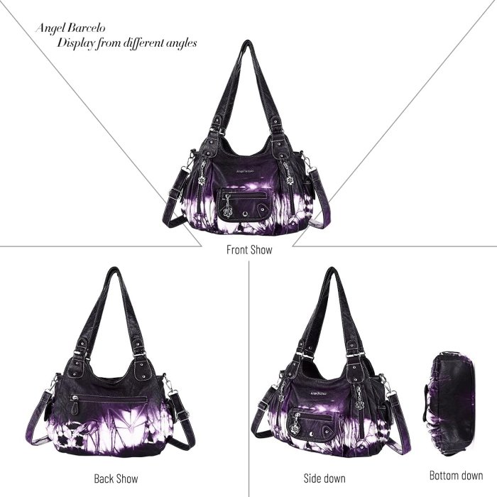 Angel Barcelo Soft PU Leather Crossbody Purse for School (image 3)