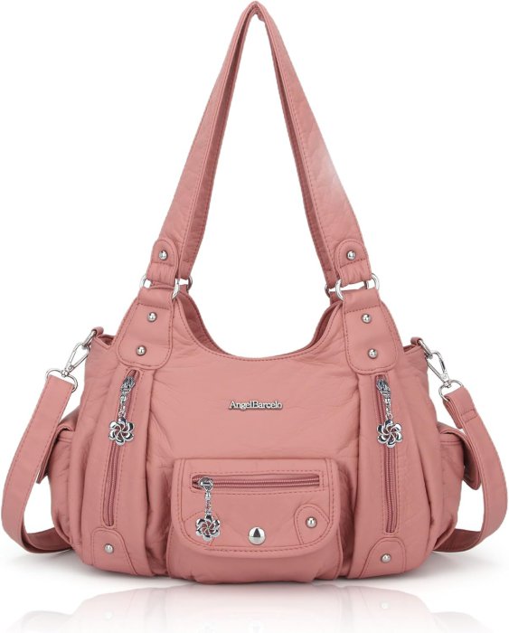 Angel Barcelo Soft PU Leather Crossbody Purse for travel