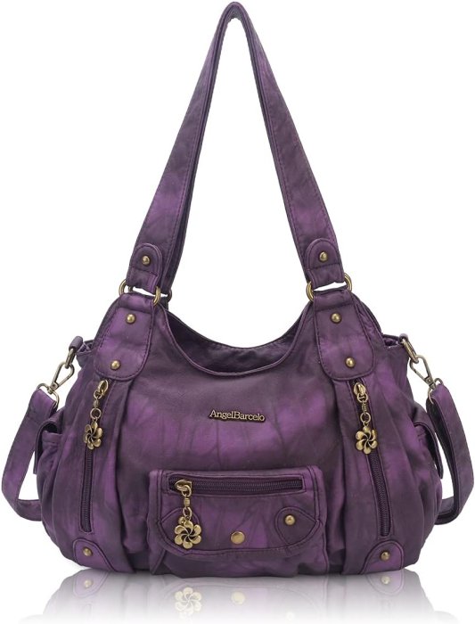 Angel Barcelo Soft PU Leather Crossbody Purse for Work