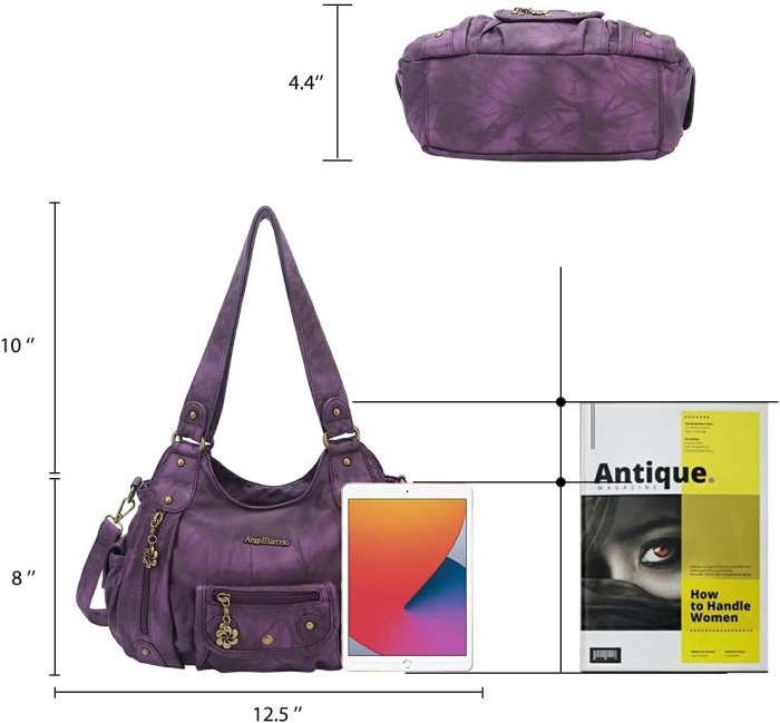 Angel Barcelo Soft PU Leather Crossbody Purse for Work (image 2)