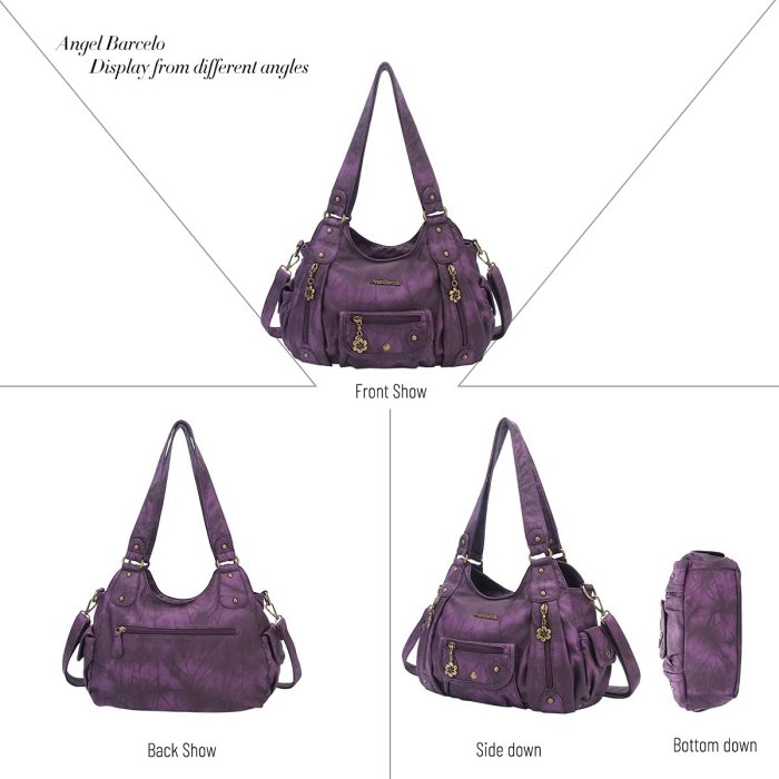 Angel Barcelo Soft PU Leather Crossbody Purse for Work (image 3)