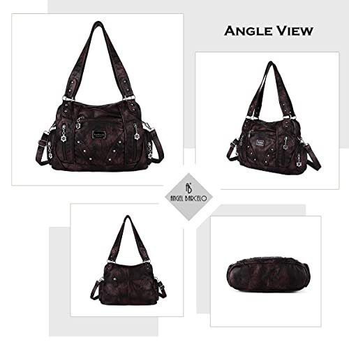Angel Barcelo Soft PU Leather Hobo Shoulder Bag (image 2)