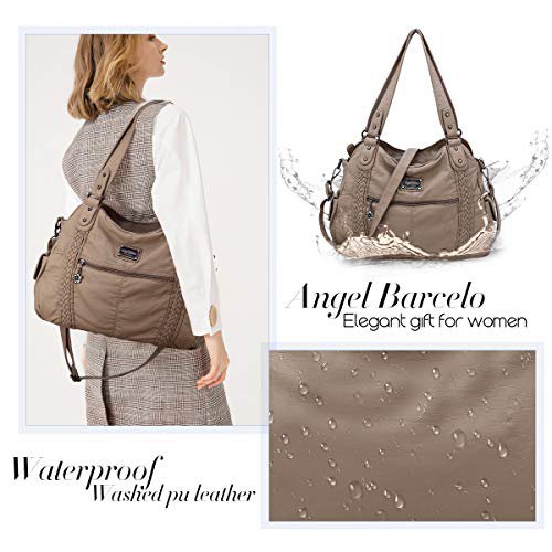 Angel Barcelo Soft PU Leather Hobo Shoulder Bag (image 4)