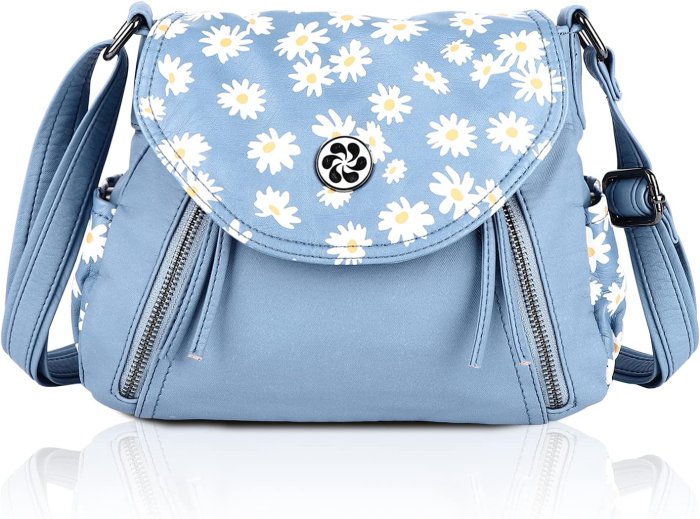 Angel Barcelo Stylish and Functional Soft Leather Crossbody Bag