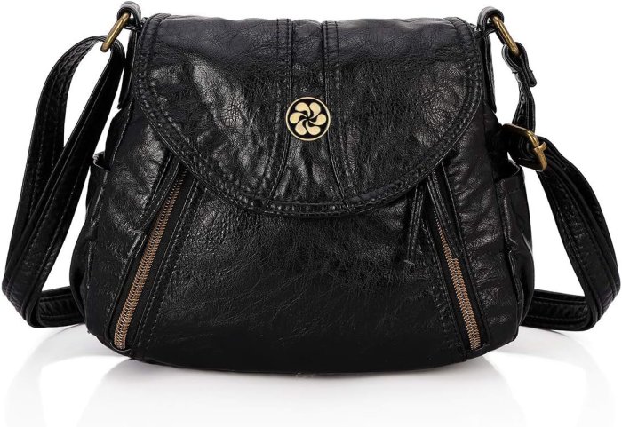 Angel Barcelo Soft Leather Crossbody Bag
