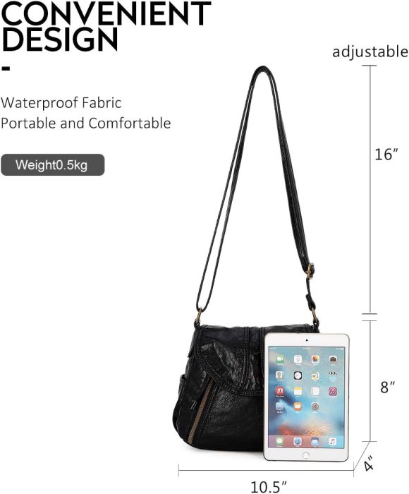 Angel Barcelo Soft Leather Crossbody Bag (image 2)