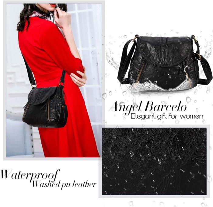 Angel Barcelo Soft Leather Crossbody Bag (image 5)