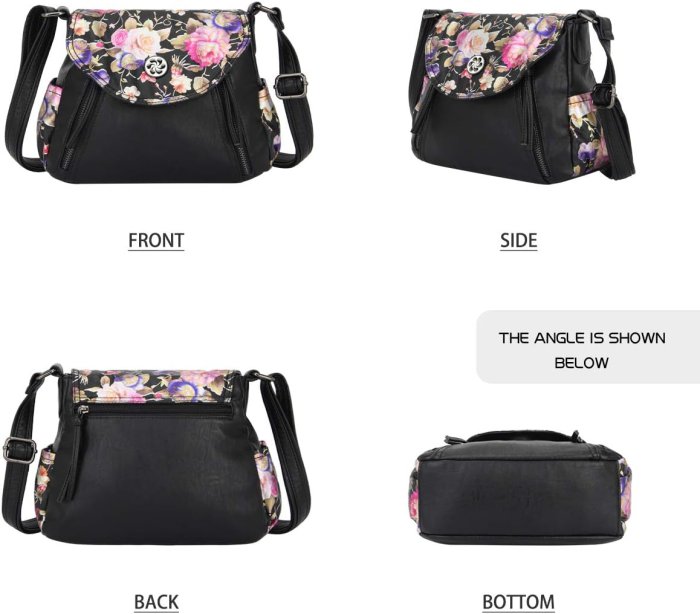 Angel Barcelo Ultra Soft Leather Crossbody Bag (image 3)