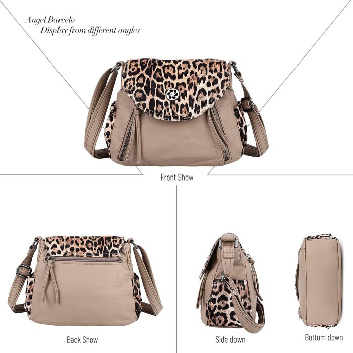 Angel Barcelo Well Organized Soft Leather Crossbody Bag (image 3)