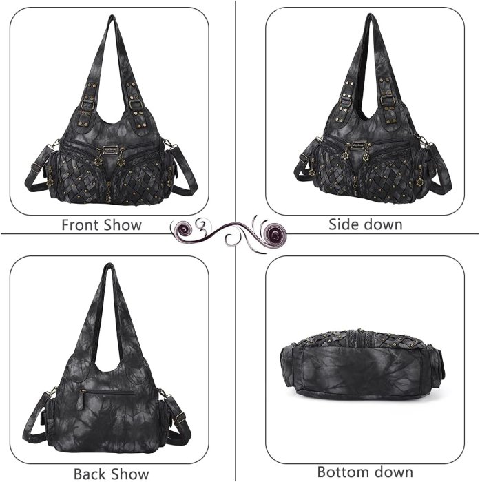 Angel Barcelo Women's Fashion PU Leather Tote Bag (image 3)