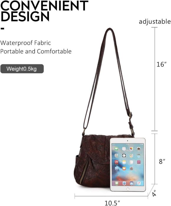 Angel Barcelo Soft Leather Crossbody Bag (image 2)