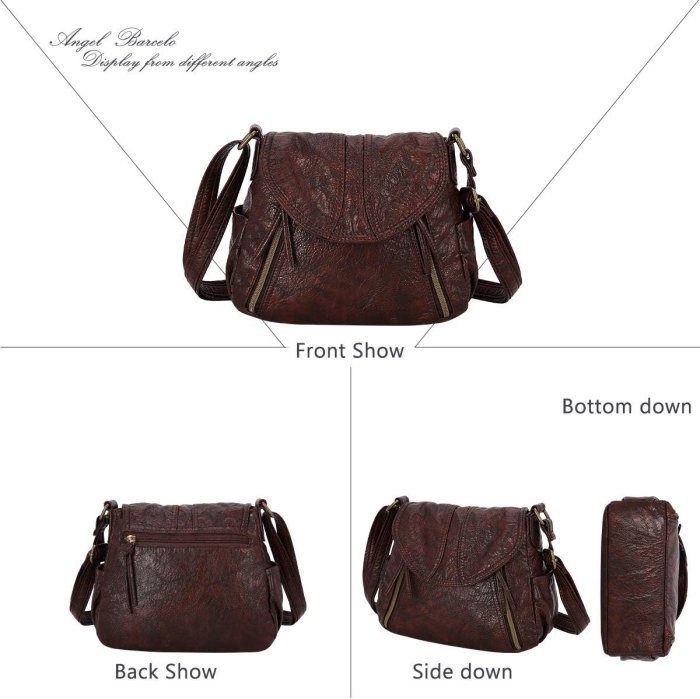 Angel Barcelo Soft Leather Crossbody Bag (image 3)