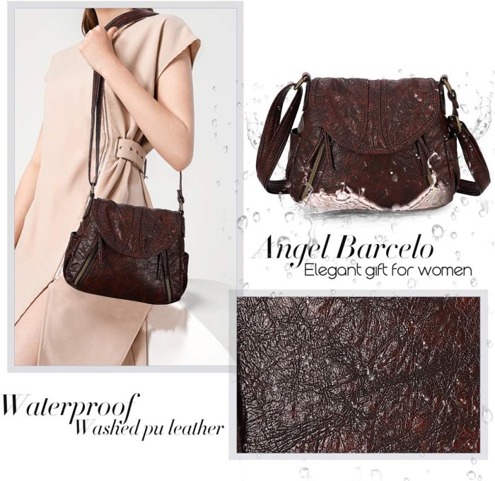 Angel Barcelo Soft Leather Crossbody Bag (image 5)