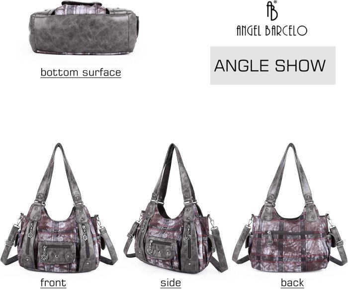 Angel Barcelo Soft PU Leather Crossbody Bag (image 3)