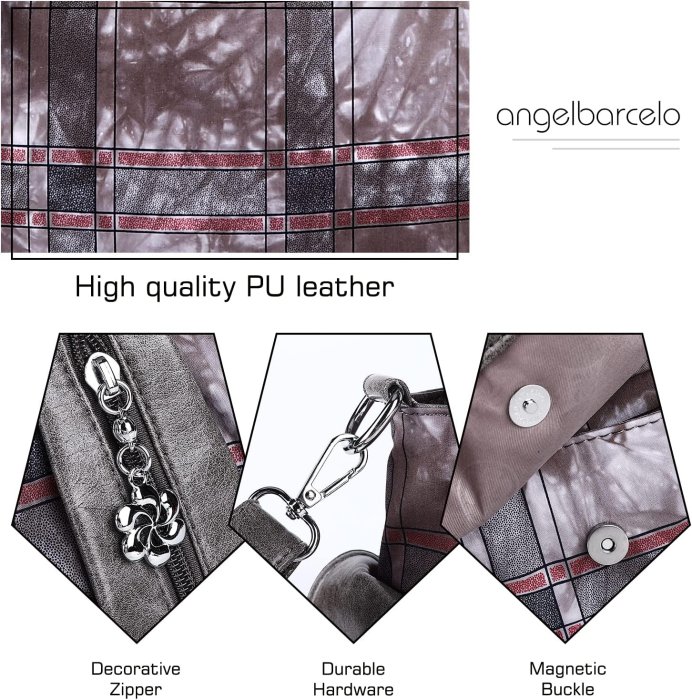 Angel Barcelo Soft PU Leather Crossbody Bag (image 4)
