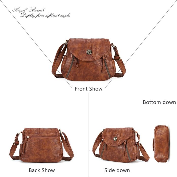 Soft Leather Crossbody Bag (image 3)
