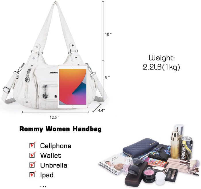 Angel Barcelo Soft PU Leather Crossbody Purse (image 2)
